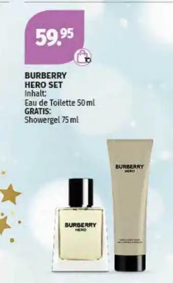 Müller Burberry hero set eau de toilette Angebot