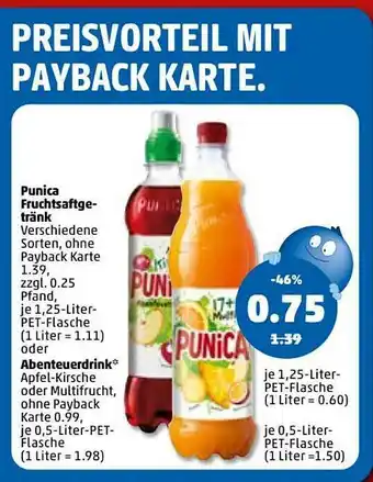 PENNY Punica Fruchtsaftgetränk Oder Abenteuerdrink Angebot