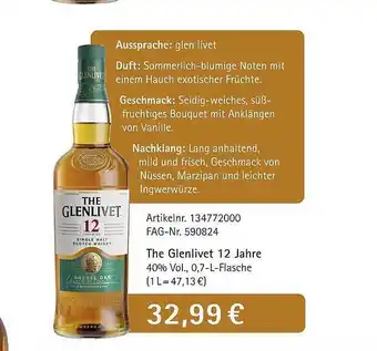 Edeka The glenlivet 12 jahre Angebot