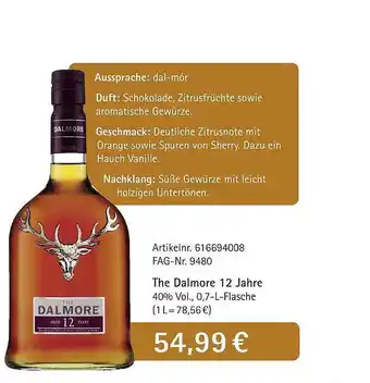 Edeka The dalmore 12 jahre Angebot