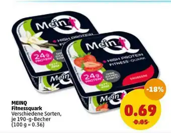 PENNY Meinq Fitnessquark Angebot