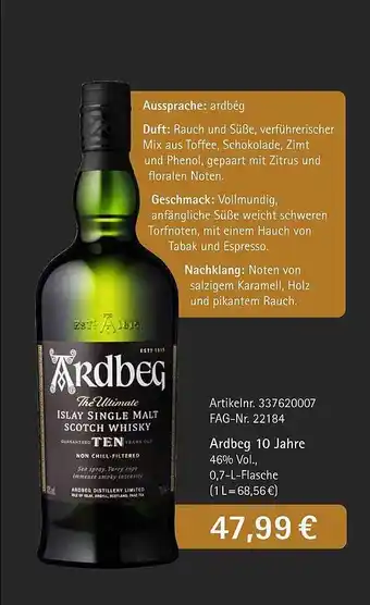 Edeka Ardbeg 10 jahre Angebot