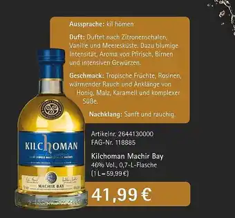 Edeka Kilchoman machir bay Angebot