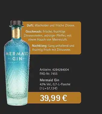 Edeka Mermaid gin Angebot