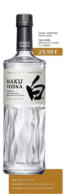 Edeka Haku vodka Angebot