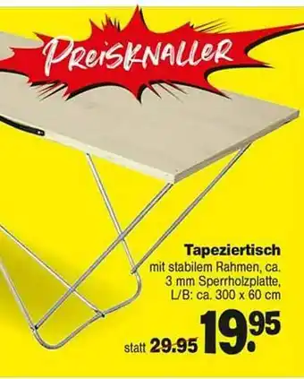 Repo Markt Tapeziertisch Angebot