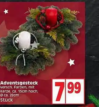 Edeka Adventsgesteck Angebot