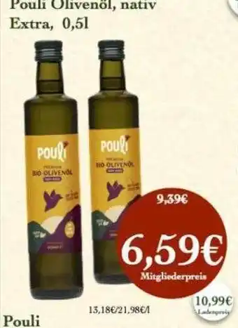 LPG Biomarkt Pouli olivenöl, ,nativ extra Angebot