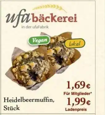 LPG Biomarkt Heidelbeermuffin Angebot