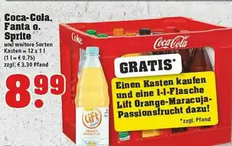 trinkgut Coca-cola Fanta O Sprite Angebot