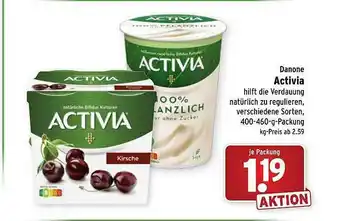 Wasgau Danone Activia Angebot