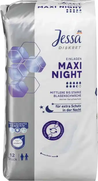 dm drogerie Jessa diskret einlagen maxi night Angebot