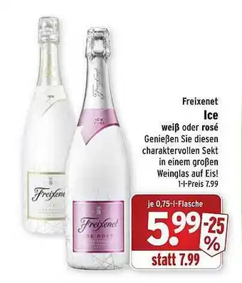 Wasgau Freixenet Ice Weiß Oder Rosé Angebot