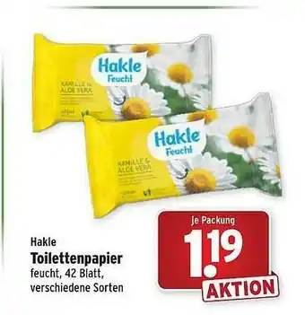 Wasgau Hakle Toilettenpapier Angebot