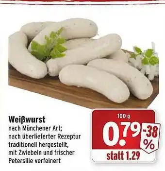 Wasgau Weißwurst Angebot