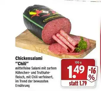 Wasgau Chickensalami Angebot