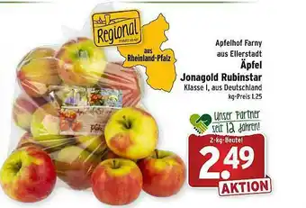 Wasgau äpfel Jonagold Rubinstar Angebot