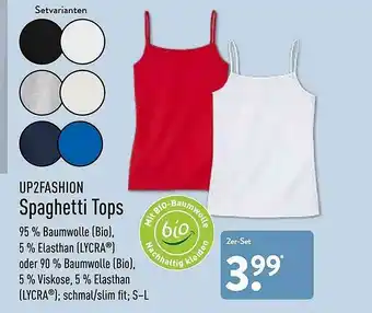 Aldi Nord Up2fashion Spaghetti Tops Angebot