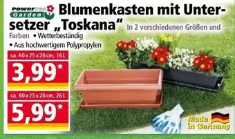 Norma Blumenkasten  mit Untersetzer ,,Toskana" Angebot