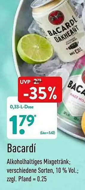 Aldi Nord Bacardi Angebot