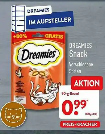 Aldi Nord Dreamies Snack Angebot