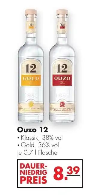 Handelshof Ouzo 12 700ml Angebot