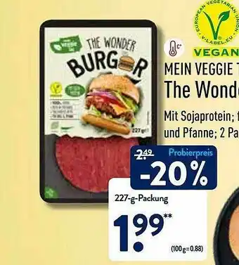 Aldi Nord Mein Veggie The Wonder Angebot