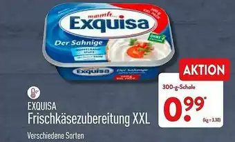 Aldi Nord Exquisa Frischkäsezubereitung Xxl Angebot