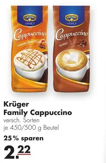 Handelshof Kruger Family Cappuccino 450/500 g Angebot