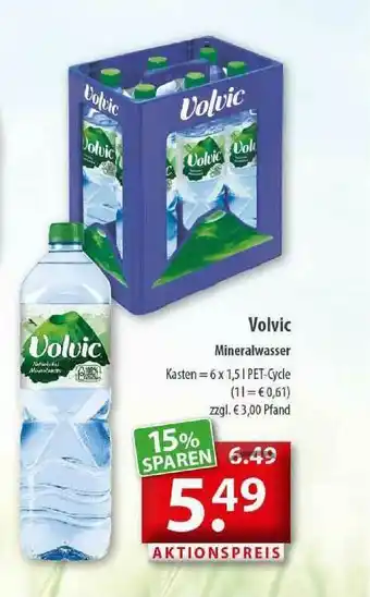 Getränkeland Volvic Mineralwasser Angebot