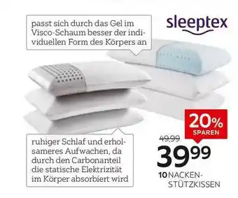 XXXLutz Sleeptex Nacken-stützkissen Angebot