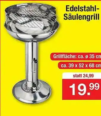 Zimmermann Edelstahl-säulengrill Angebot