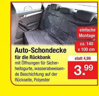 Zimmermann Auto-schondecke Für Die Rückbank Angebot