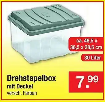 Zimmermann Drehstapelbox Mit Deckel Angebot