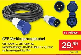 Zimmermann Cee-verlängerungskabel Angebot