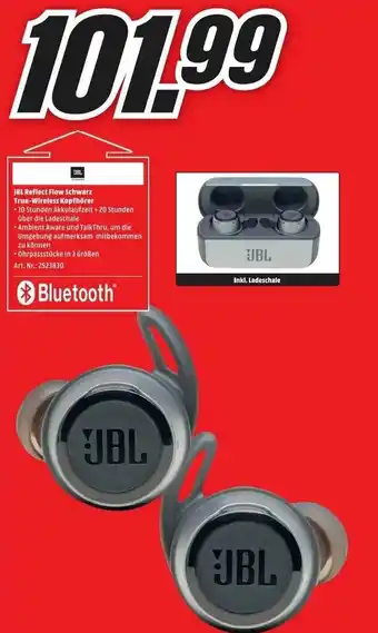 MediaMarkt JBL Reflect Flow Schwarz True Wireless Kopfhörer Angebot