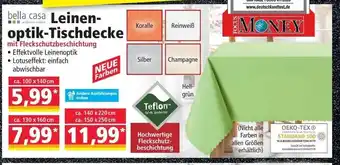 Norma Leinen optik Tischdecke Angebot