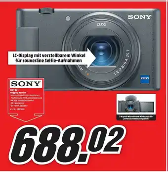 MediaMarkt Sony ZV1 Vlogging Kamera Angebot