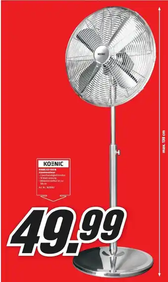 MediaMarkt Koenic KSF 400 M Standventilator Angebot