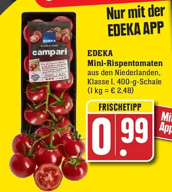 Edeka Neukauf Edeka Mini Rispentomaten 400g Angebot