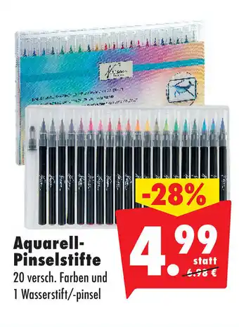 Mäc Geiz Aquarell-Pinselstifte Angebot