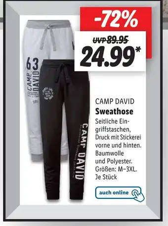 Lidl Camp David Sweathose Angebot