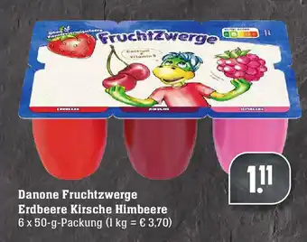 Edeka Neukauf Danone Fruchtzwerge Erdbeere Kirsche Himbeere 6x50g Angebot