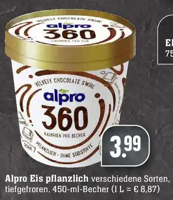 Edeka Neukauf Alpro Eis pflanzlich 450ml Becher Angebot