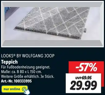 Lidl Looks by Wolfgang Joop Teppich Angebot