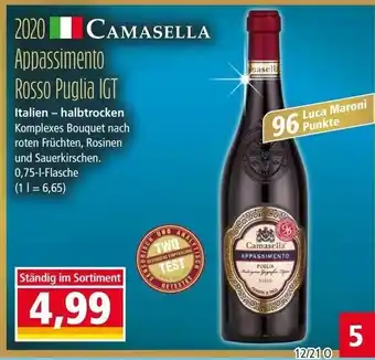 Norma Camasella Appassimento Rosso Puglia IGT 0,75L Angebot