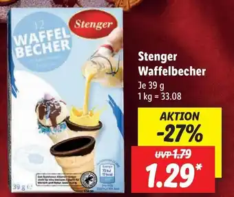 Lidl Stenger Waffelbecher 39 g Angebot