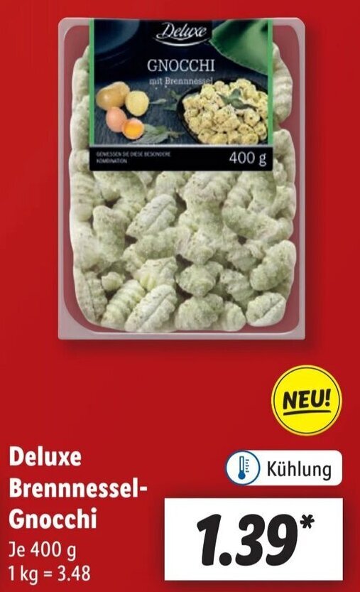 Deluxe Brennnessel Gnocchi 400 g Angebot bei Lidl