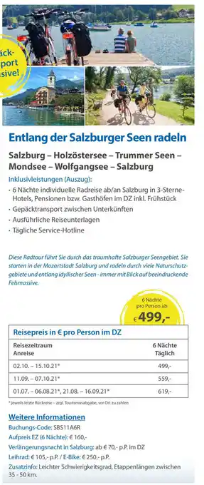 Edeka Neukauf Entland der Salzburger Seen radeln Angebot