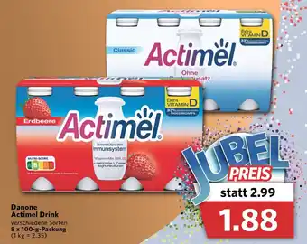 Combi Danone Actimel Drink 8x100g Angebot